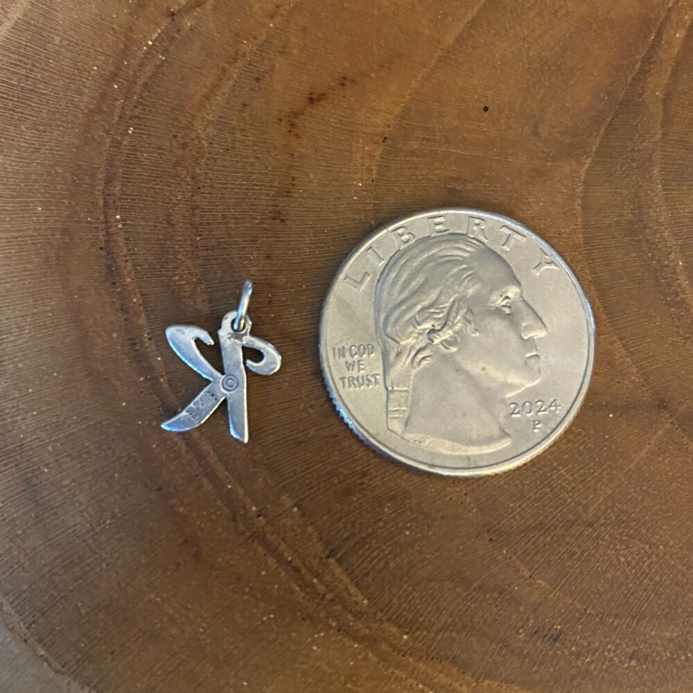 James Avery Script Initial "K" Charm, Sterling Si… - image 2